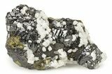 Quartz, Dolomite & Sphalerite on Chalcopyrite - Peru #238961-1